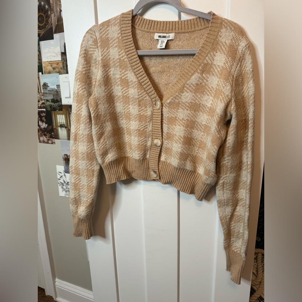 William Rast cropped cardigan. Size M. Lightly worn.
